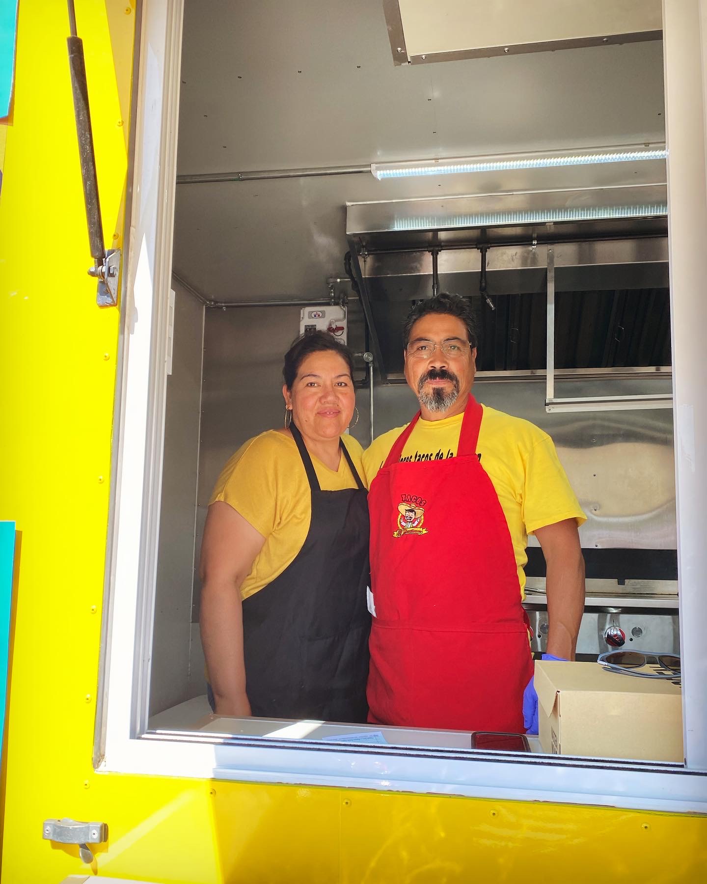 Angelica and Salvador - Owners of Tacos El Zacatecano